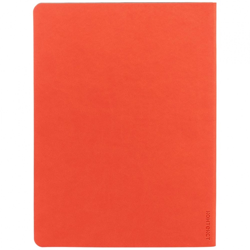 Блокнот Verso в клетку, оранжевый фото 3