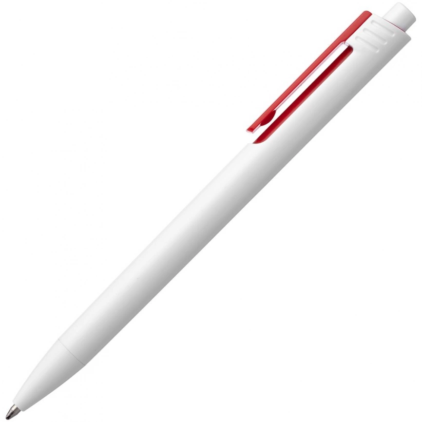Ручка шариковая Rush Special, бело-красная фото 3