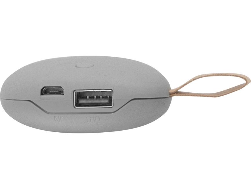 Универсальное зарядное устройство power bank в форме камня. 5200MAH. gray фото 5