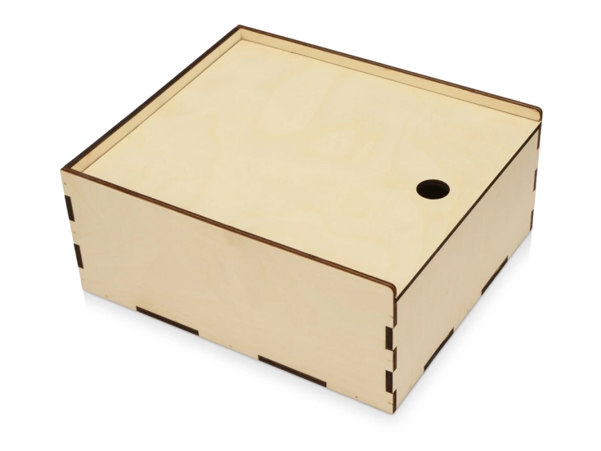 Деревянная подарочная коробка-пенал, размер L фото 1