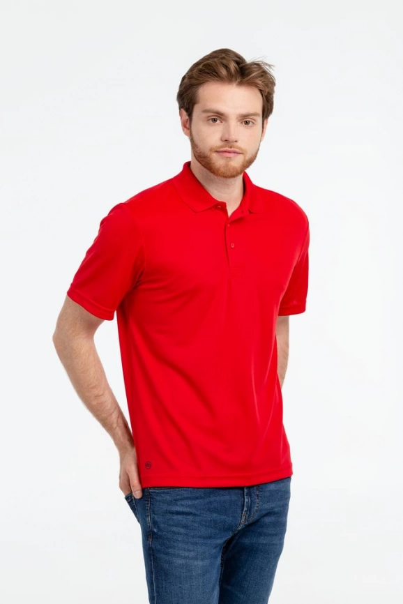 Рубашка поло мужская Eclipse H2X-Dry красная, размер M фото 8