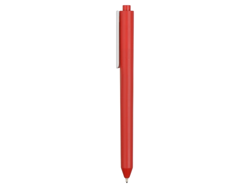 Ручка шариковая Pigra модель P03 PMM, красный/белый фото 3