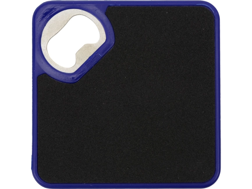 Подставка для кружки с открывалкой Liso, черный/синий фото 4