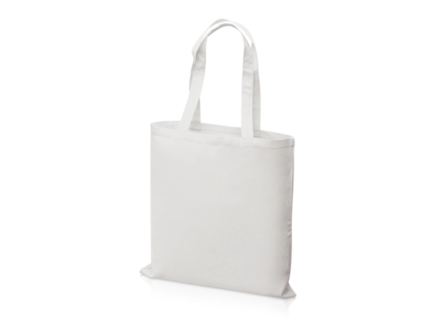 Сумка для шопинга Carryme 140 хлопковая, 140 г/м2, белый фото 2