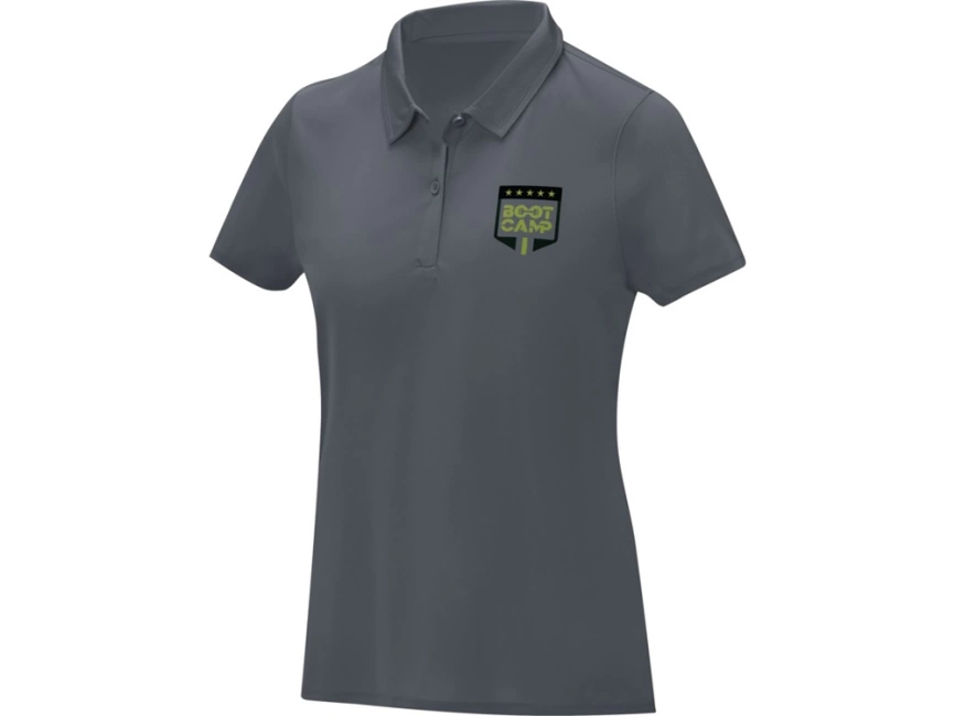 Женская стильная футболка поло с короткими рукавами Deimos, storm grey фото 8