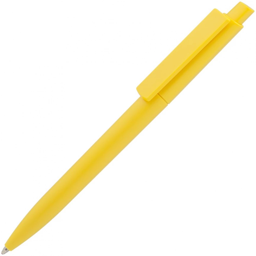 Ручка шариковая Crest, желтая фото 1