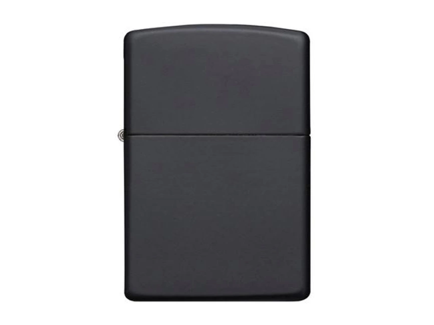 Зажигалка ZIPPO Classic с покрытием Black Matte, латунь/сталь, чёрная, матовая, 38x13x57 мм фото 2