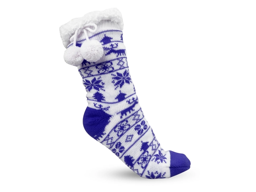 Домашние носки женские, синий фото 2