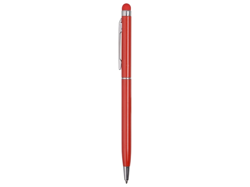 Ручка-стилус металлическая шариковая Jucy, красный фото 3