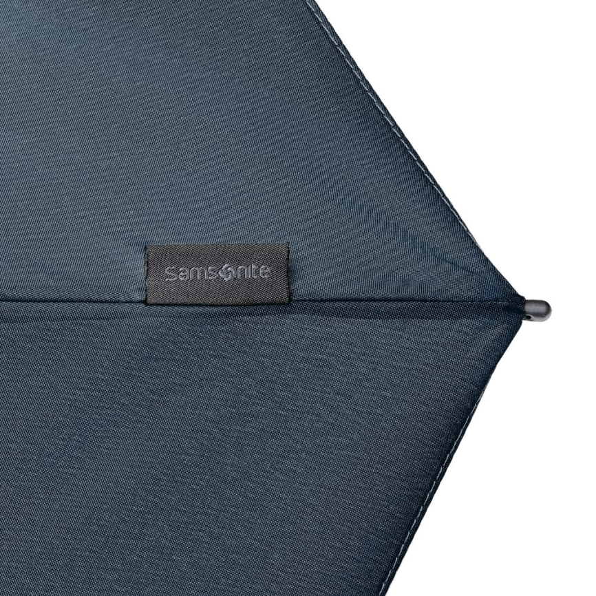 Складной зонт Alu Drop S, 3 сложения, 7 спиц, автомат, синий фото 16