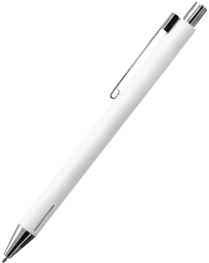 Ручка металлическая Elegant Soft, белая фото 3