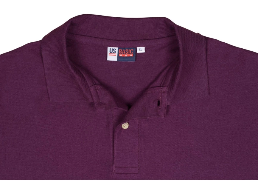 Рубашка поло Boston мужская, темно-фиолетовый фото 3