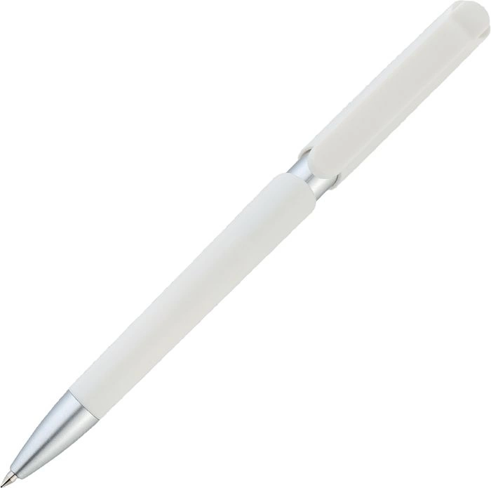 Ручка шариковая ZOOM SOFT, белая фото 2