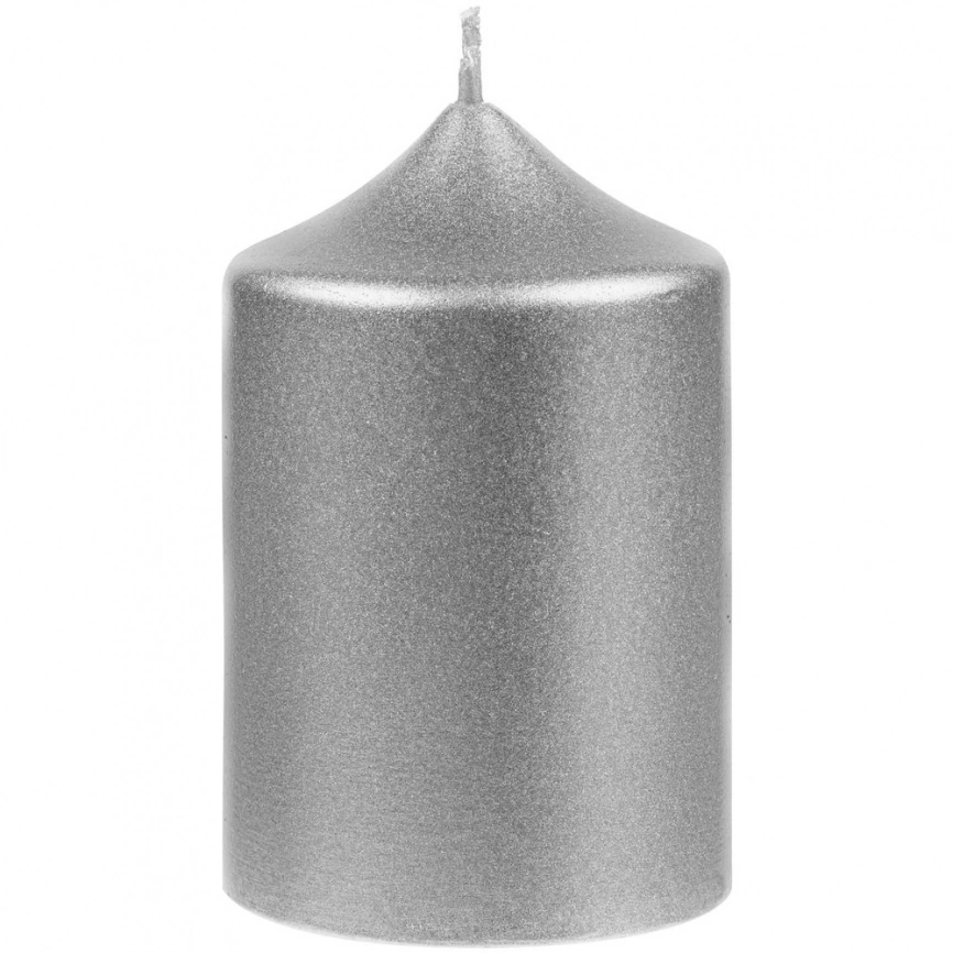 Свеча Lagom Care Metallic, серебристая фото 4