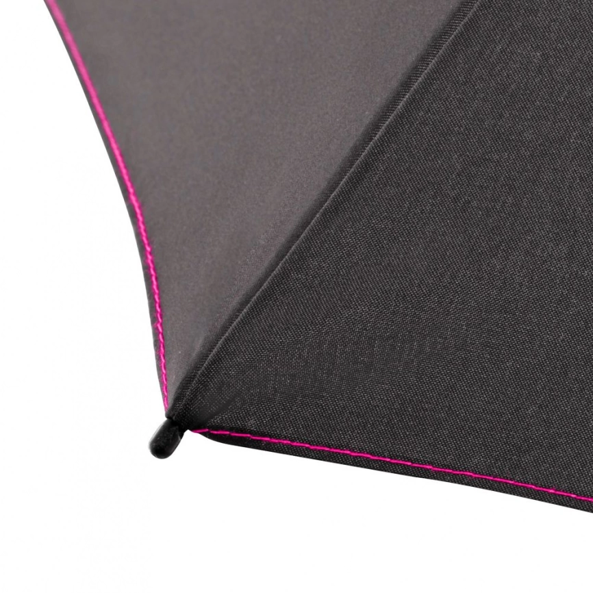 Зонт складной AOC Mini с цветными спицами, розовый фото 5