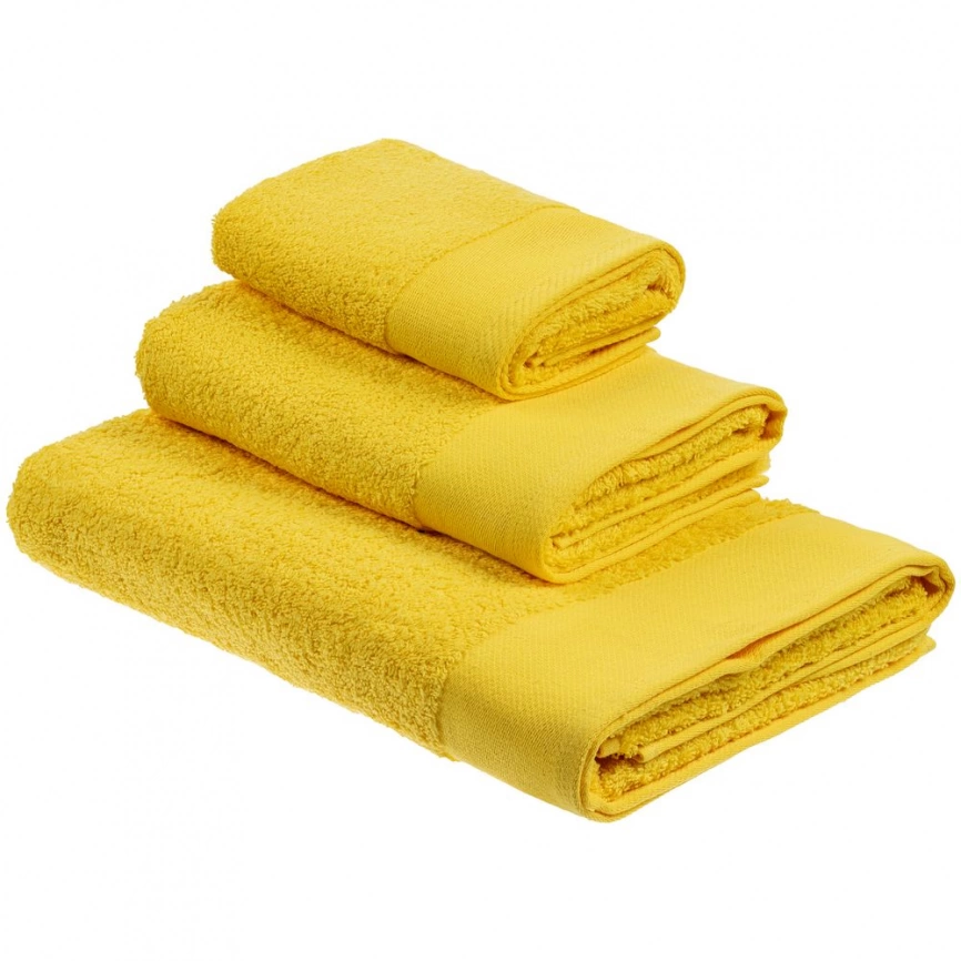 Полотенце Odelle, большое, желтое фото 5