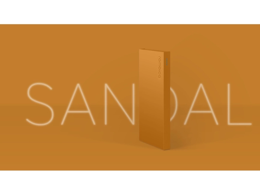 Внешний аккумулятор Rombica NEO ARIA Sandal, 10000мАч, Soft-touch, PD, QCharge, Type-C, сандаловый фото 5