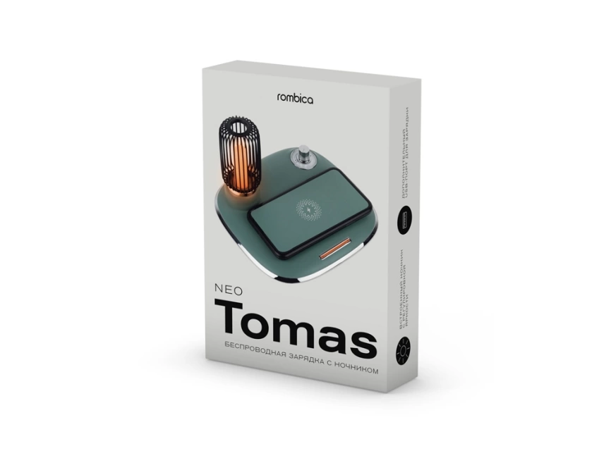 Беспроводное зарядное устройство Rombica NEO Tomas Quick Green фото 4