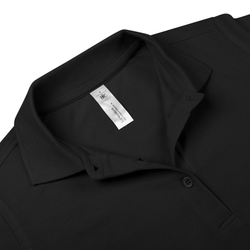 Рубашка поло женская Safran Timeless черная, размер S фото 3