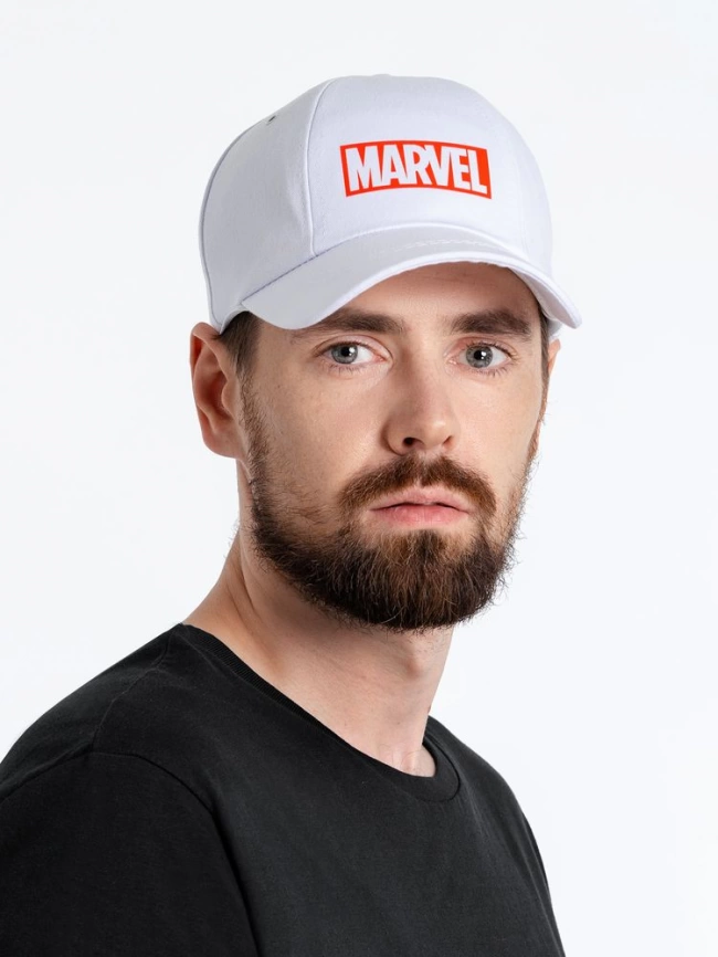 Бейсболка Marvel, белая фото 6