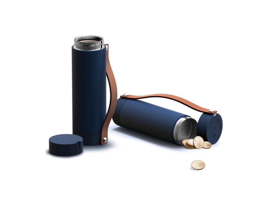 Термос CLUTCH N GO, синий фото 2