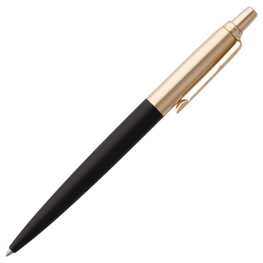 Ручка шариковая Parker Jotter Luxe K177, черный с золотистым фото 2