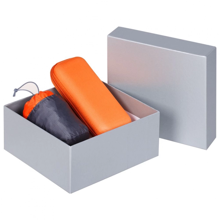 Коробка Satin, малая, серебристая фото 3