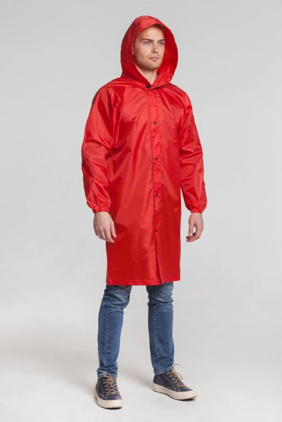 Дождевик унисекс Rainman красный, размер M фото 4