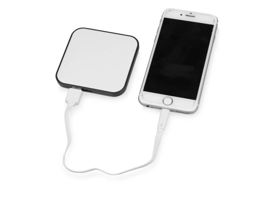 Портативное зарядное устройство (power bank) Квадрум, 2600 mAh, черный фото 2