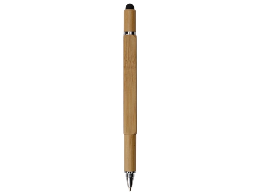 Ручка-стилус из бамбука Tool с уровнем и отверткой фото 4