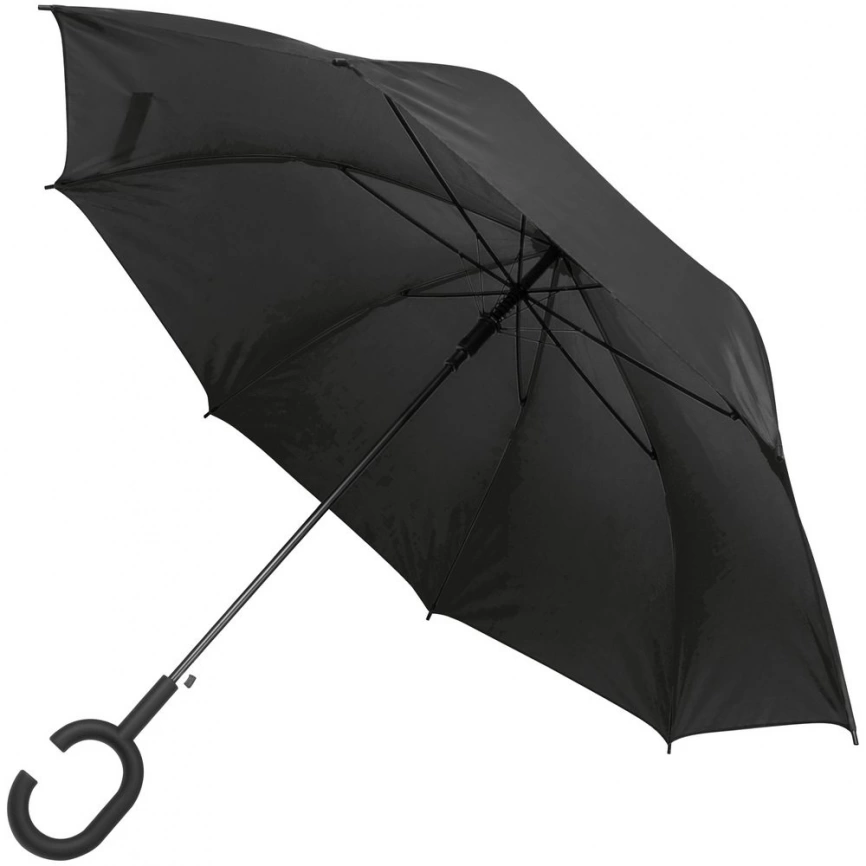 Зонт-трость Charme, черный фото 1