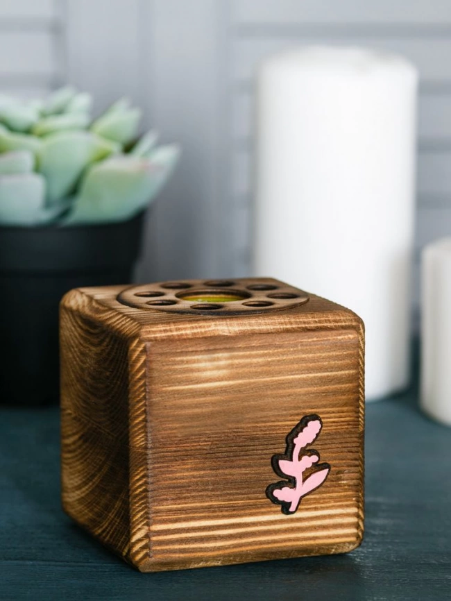 Набор для выращивания с органайзером «Экокуб Burn», мимоза фото 3