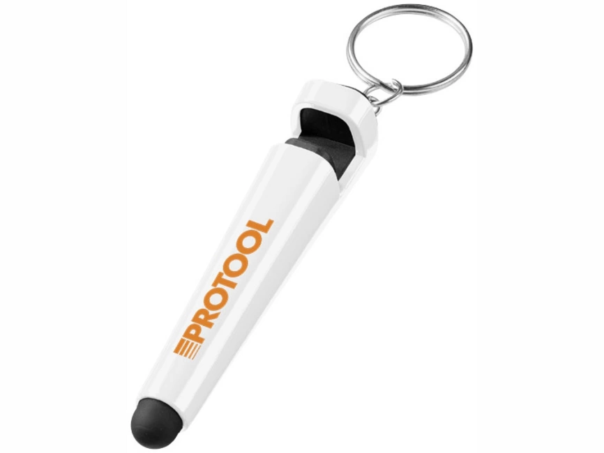 Очиститель экрана со стилусом и подставка для телефона 4 в 1, белый фото 9