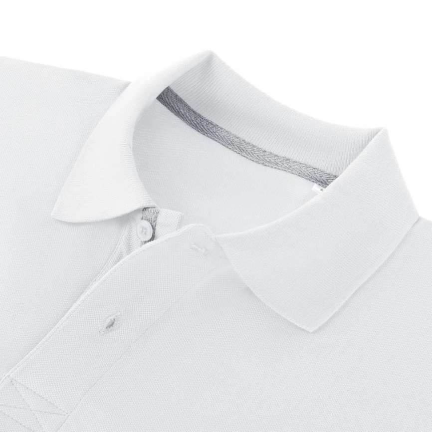 Рубашка поло мужская Virma Premium, белая, размер 3XL фото 3