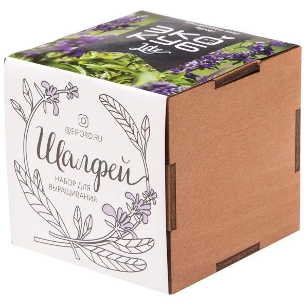 Набор для выращивания «Экокуб Lite», шалфей фото 1