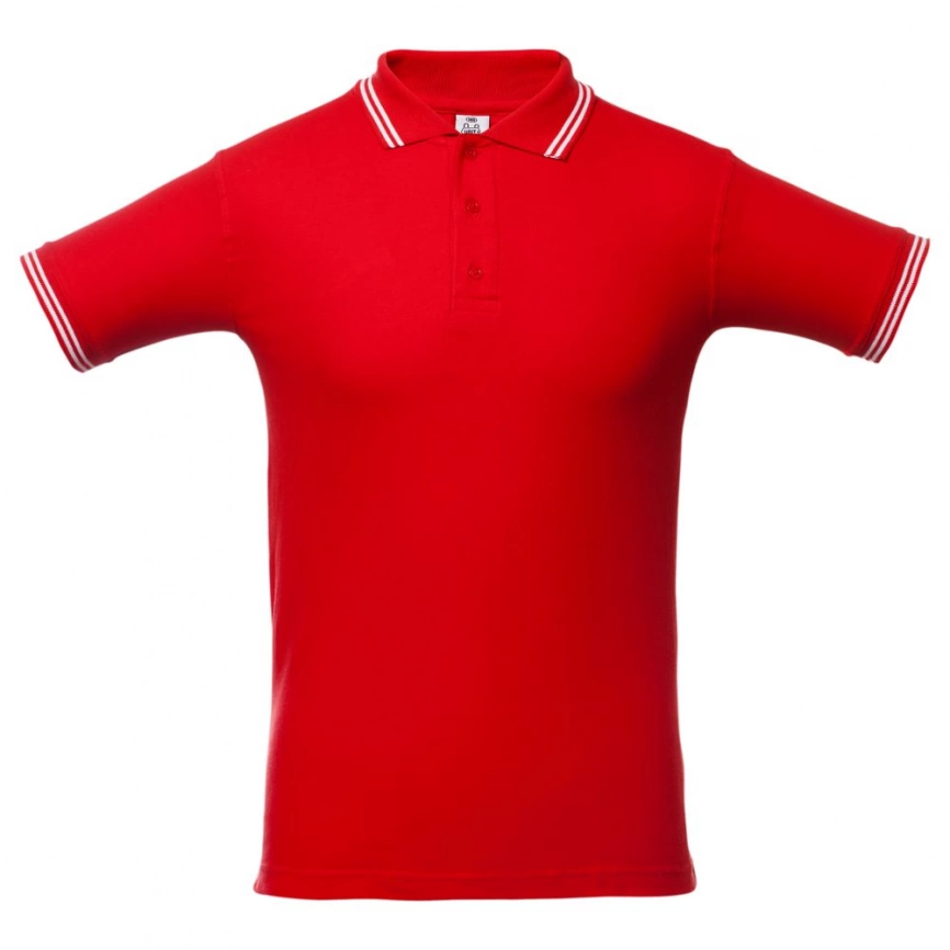 Рубашка поло Virma Stripes, красная, размер S фото 1