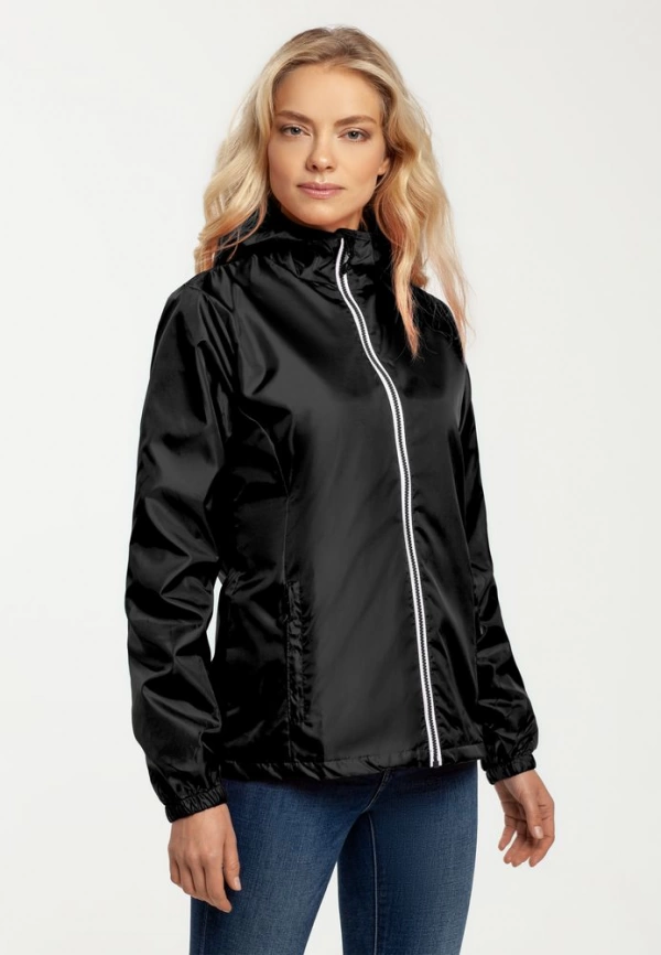 Ветровка женская Fastplant черная, размер S фото 8