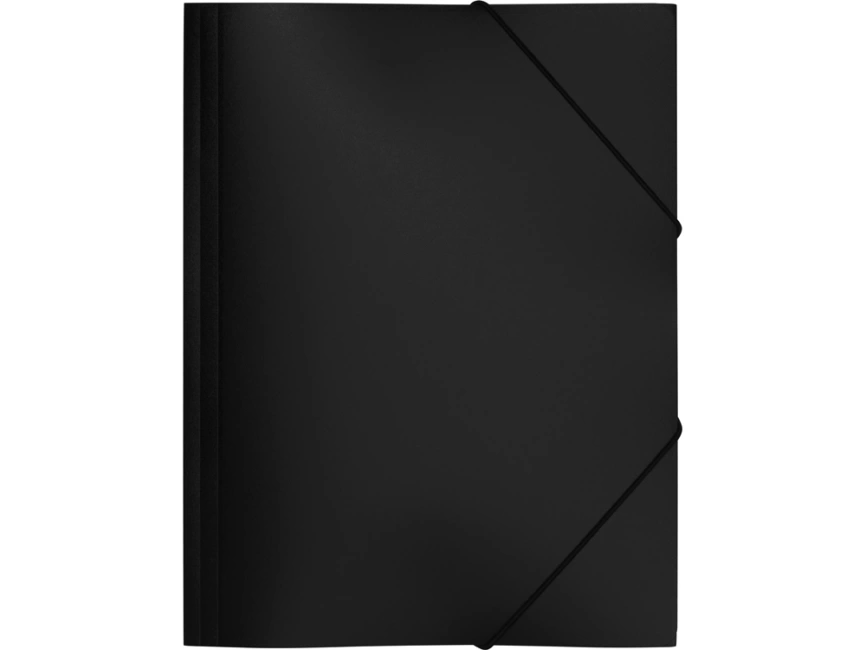 Папка формата А4 на резинке, черный фото 2