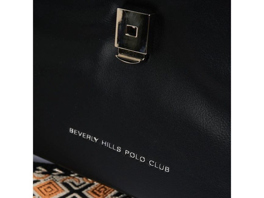 Сумка женская Beverly Hills Polo Club, черный/стальной фото 10