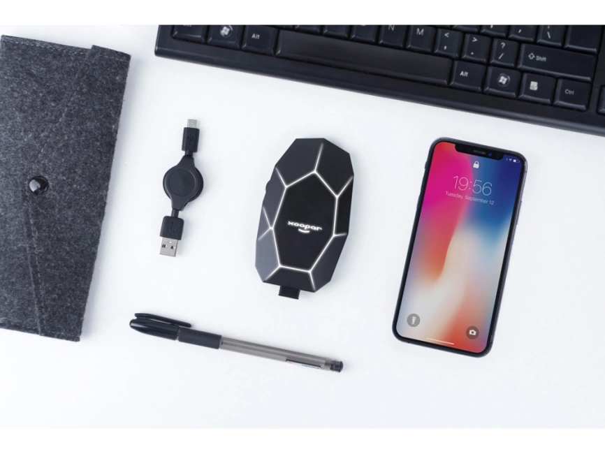 Беспроводная мышь Geo Mouse Plus, черный фото 4