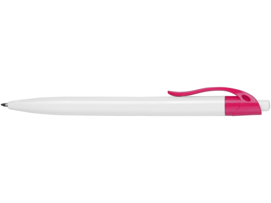 Ручка шариковая Какаду, белая с розовым фото 4