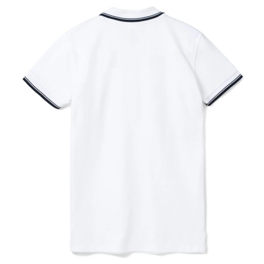 Рубашка поло женская Practice women 270 белая с темно-синим, размер S фото 7