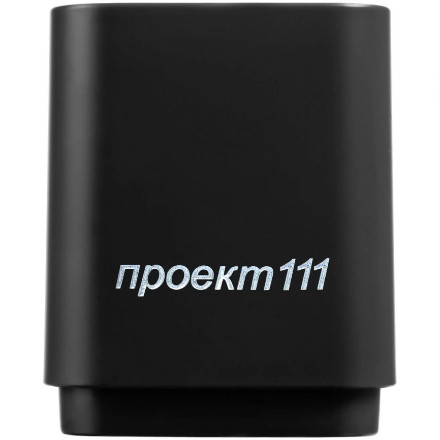 Беспроводная колонка с подсветкой логотипа Glim, черная фото 4