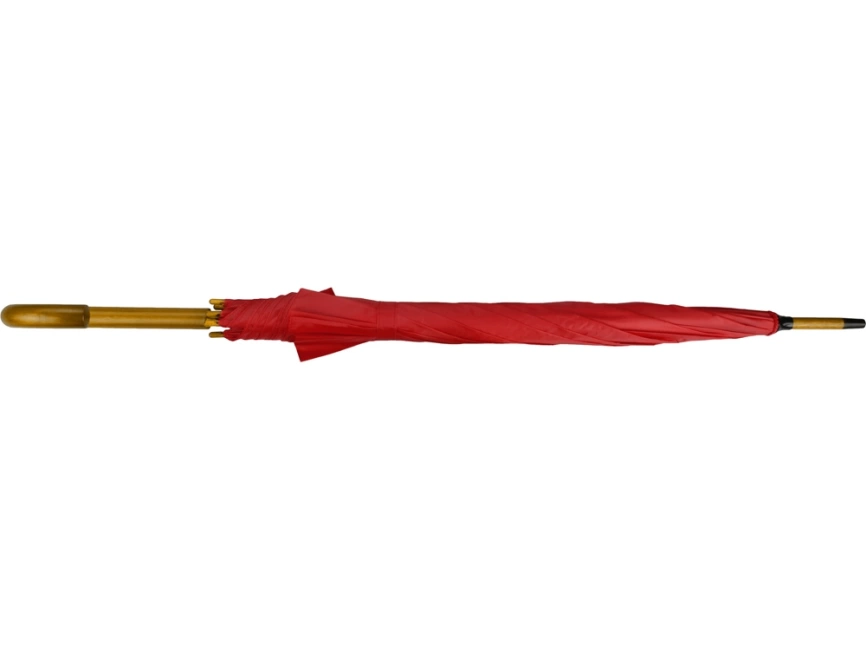 Зонт-трость полуавтоматический с деревянной ручкой фото 7