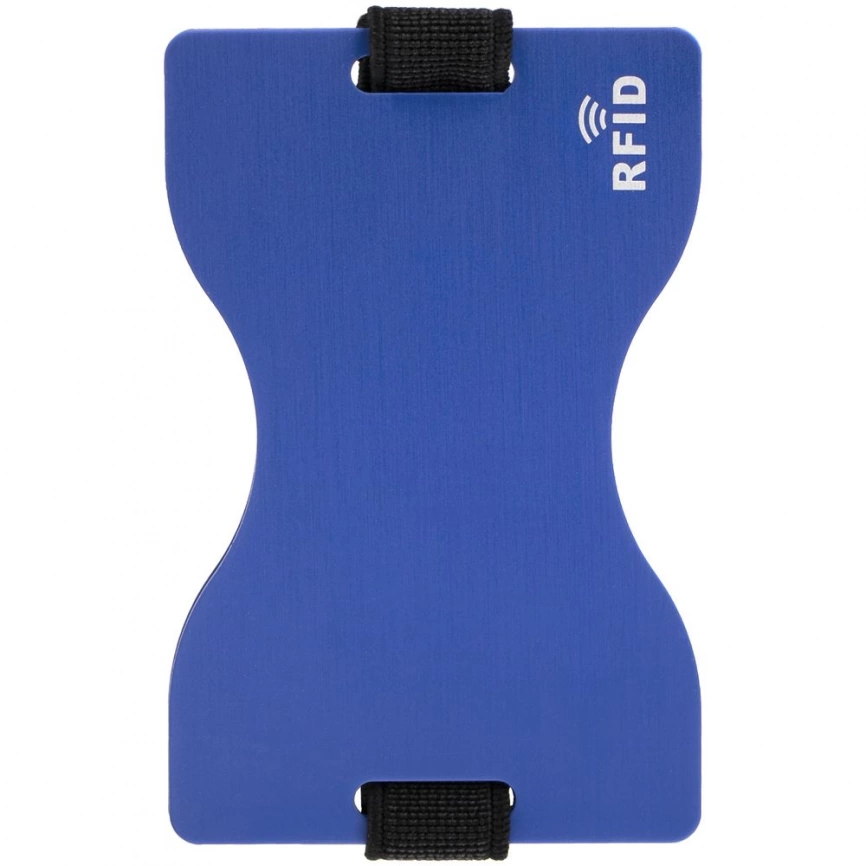Футляр для карт Muller c RFID-защитой, синий фото 2