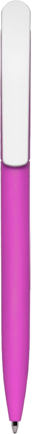 Ручка шариковая VIVALDI SOFT, фиолетовая (сиреневая) с белым фото 2