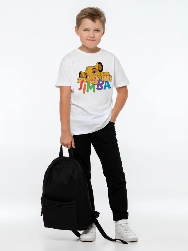 Футболка детская Simba, белая, на рост 118-128 см (8 лет) фото 2