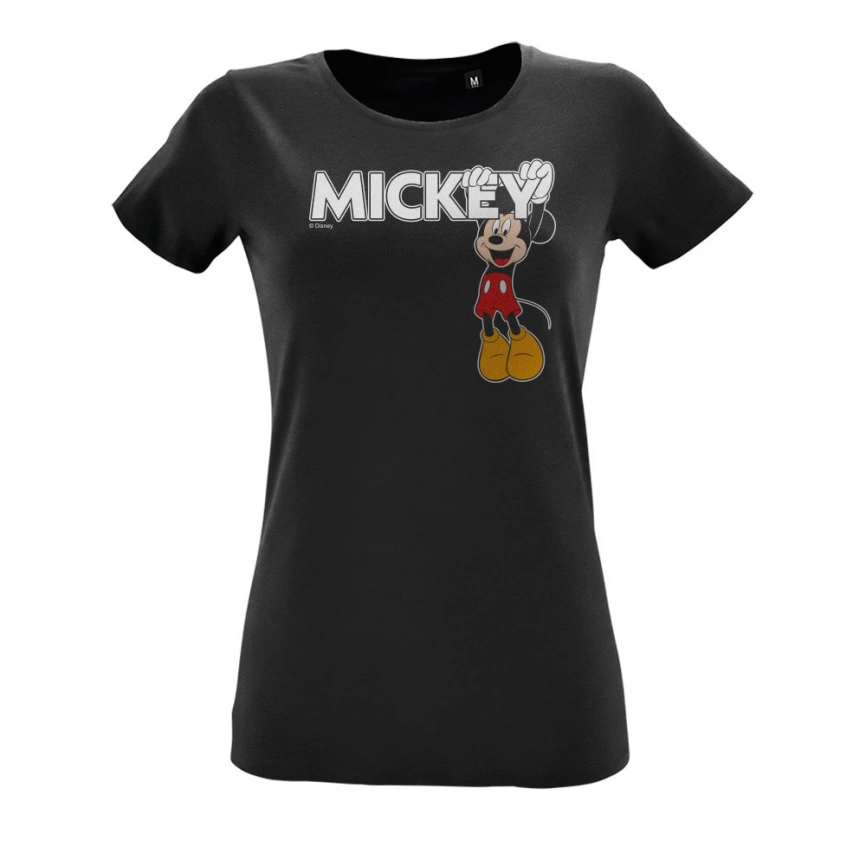 Футболка женская Mickey, черная, размер XL фото 3