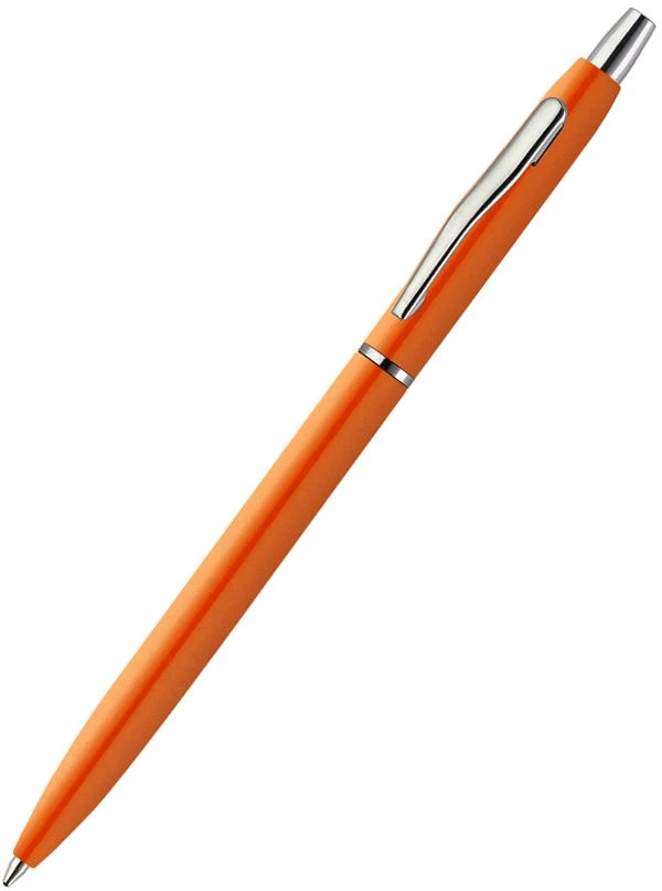 Ручка металлическая Palina, оранжевая фото 1