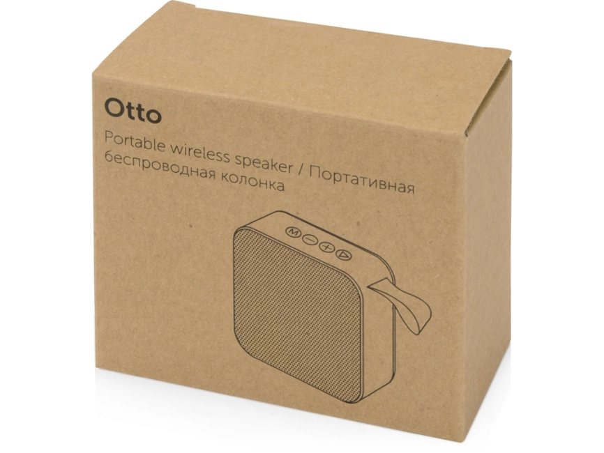 Портативная колонка Otto, красный/черный фото 7